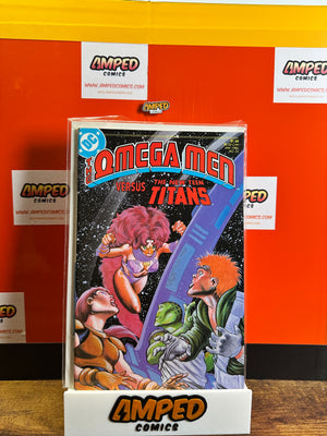 The Omega Men 34 DC Comics Jan 1986 vs The New Teen Titans
