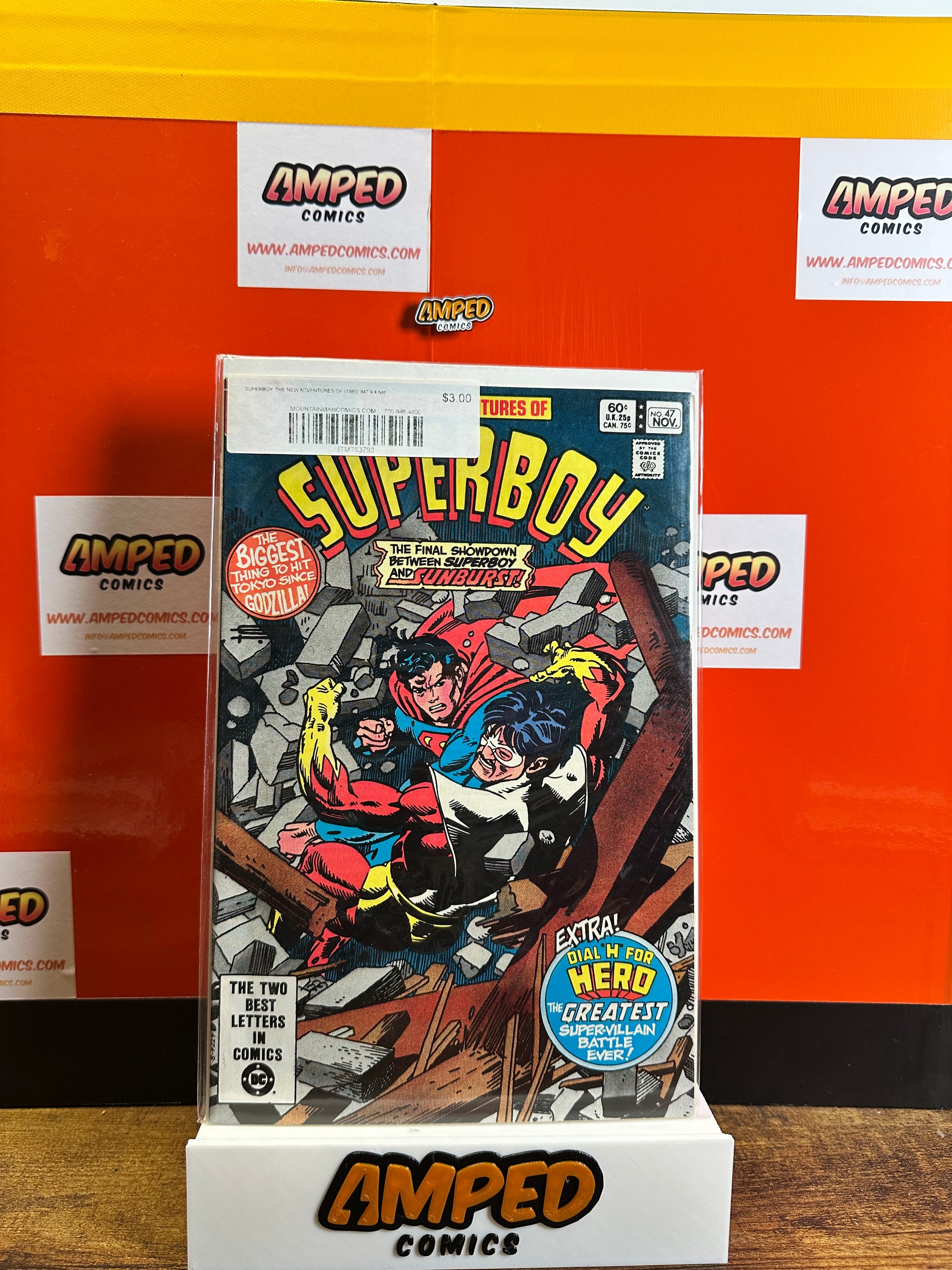 Superboy 47 DC Comics Nov 1983 Final Showdown with Sunburst