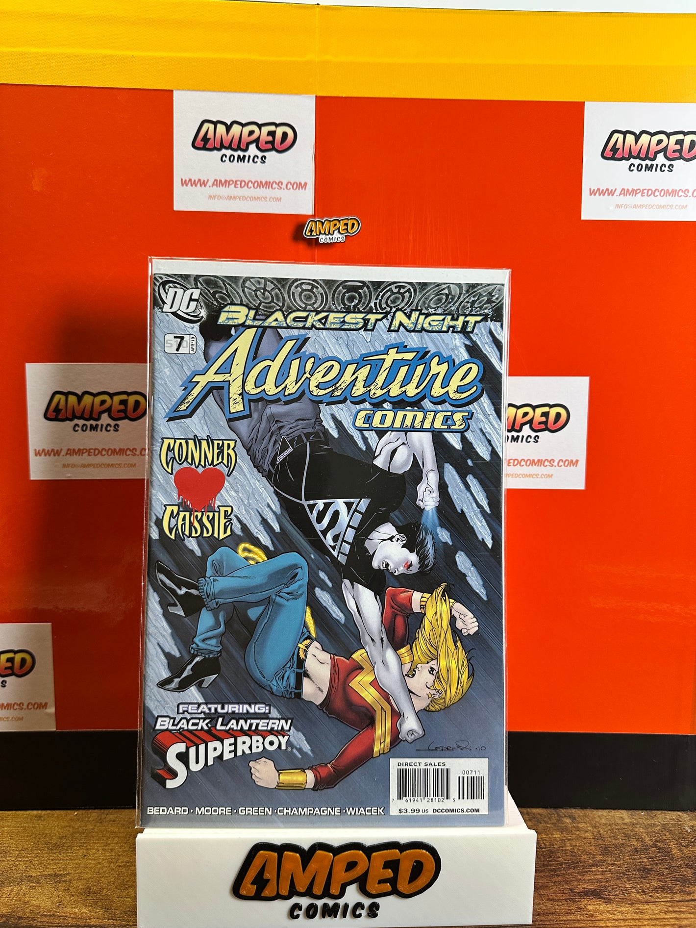 Adventure Comics 7 Blackest Night DC 2010 Featuring Superboy