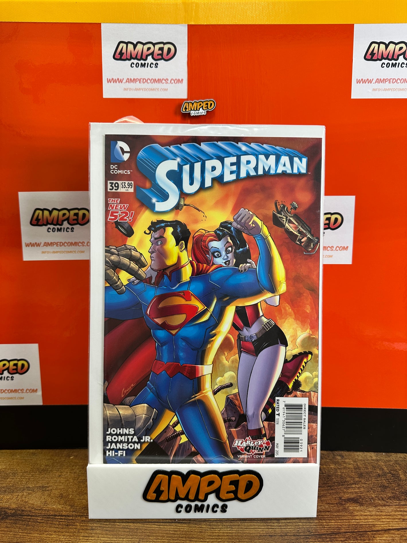 Superman 39 Harley Quinn Variant Cover DC Comics 2015