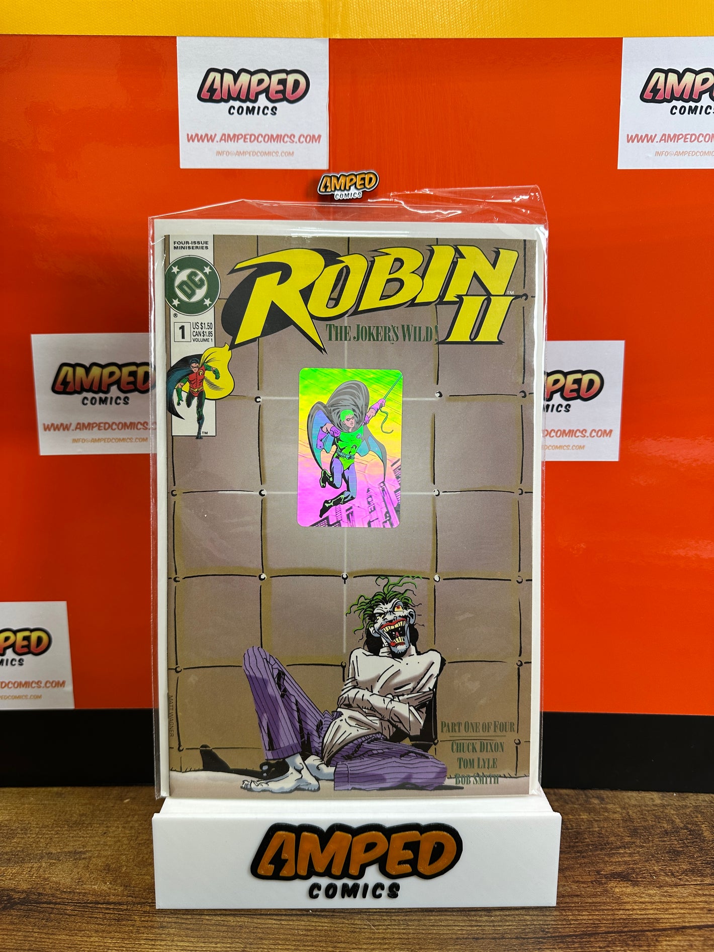 Robin II 1 DC Comics 1991 The Jokers Wild Hologram Cover