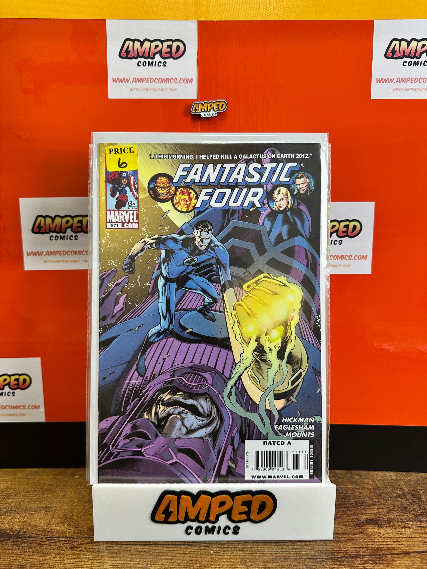 Fantastic Four 571 Marvel Comics 2009 Hickman Eaglesham