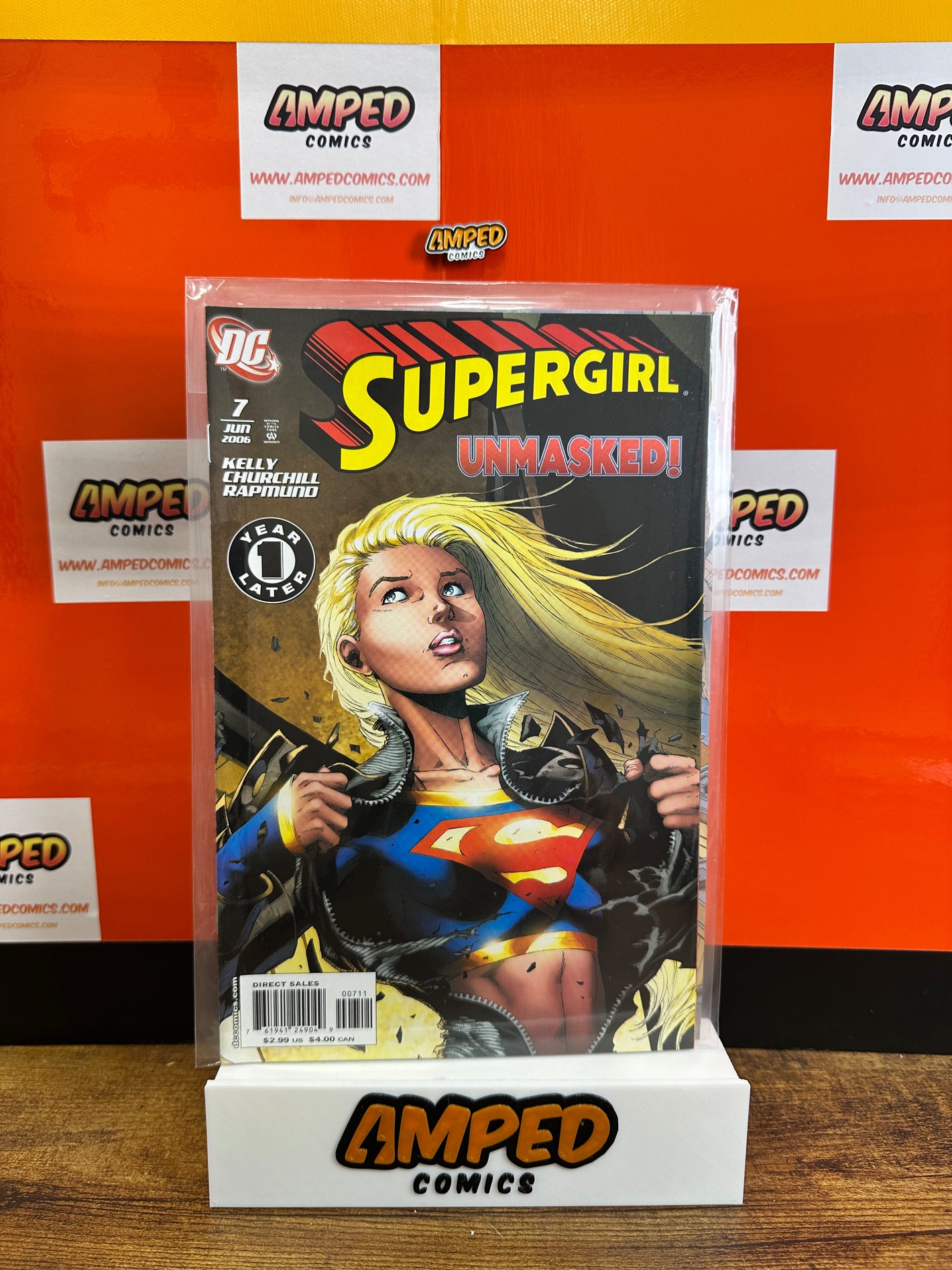 Supergirl 7 (2006) DC Comics - Unmasked Year One Later