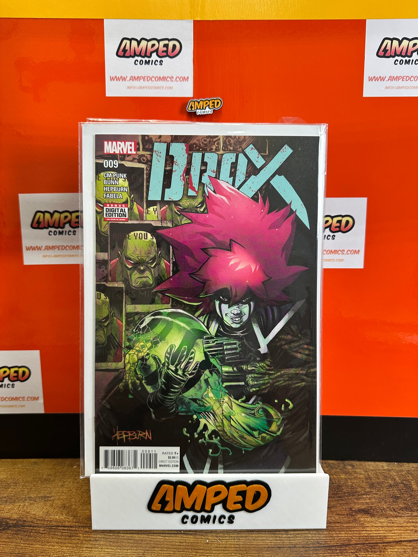 Drax 9 Marvel Comics 2016 CM Punk Hepburn Cover