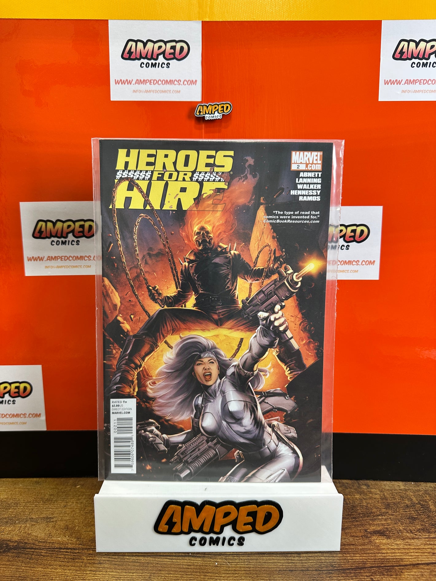 Heroes for Hire 2 Marvel Comics 2011 Ghost Rider Cover