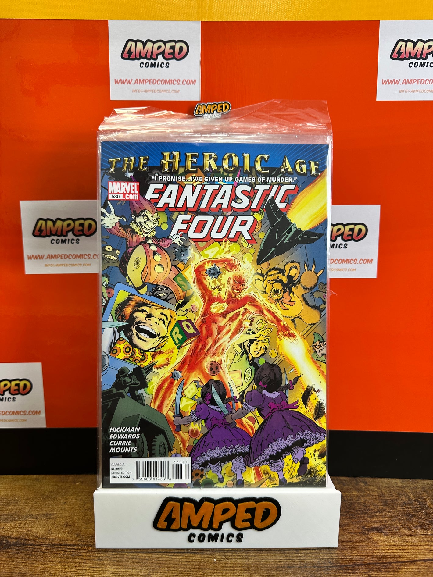 Fantastic Four 580 Marvel Comics The Heroic Age Hickman Edwards