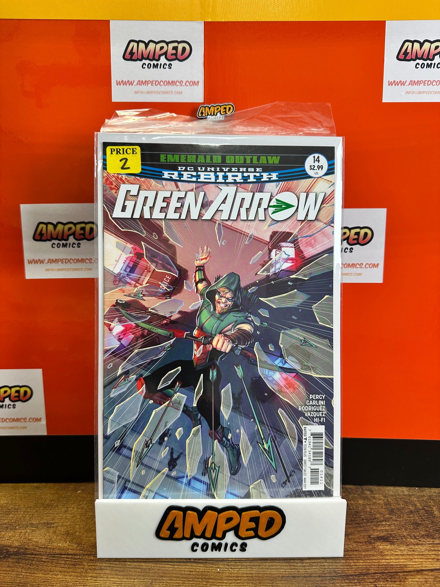 Green Arrow 14 DC Universe Rebirth Emerald Outlaw