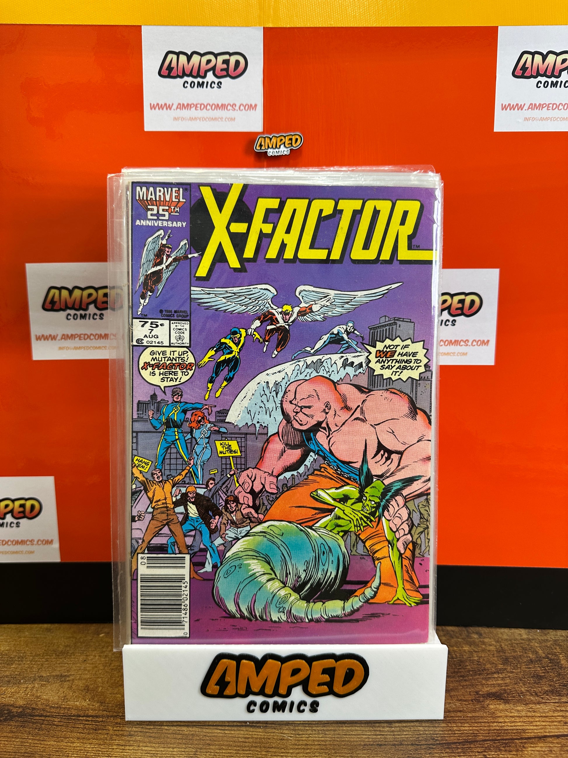 X-Factor 7 Marvel Comics Aug 1986 25th Anniversary