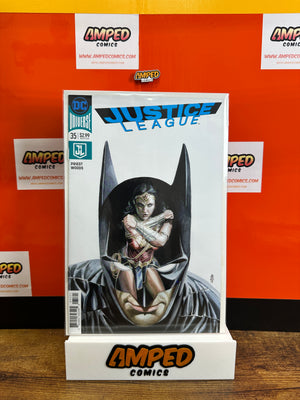 Justice League 35 DC Universe 2017 Priest Woods Cover
