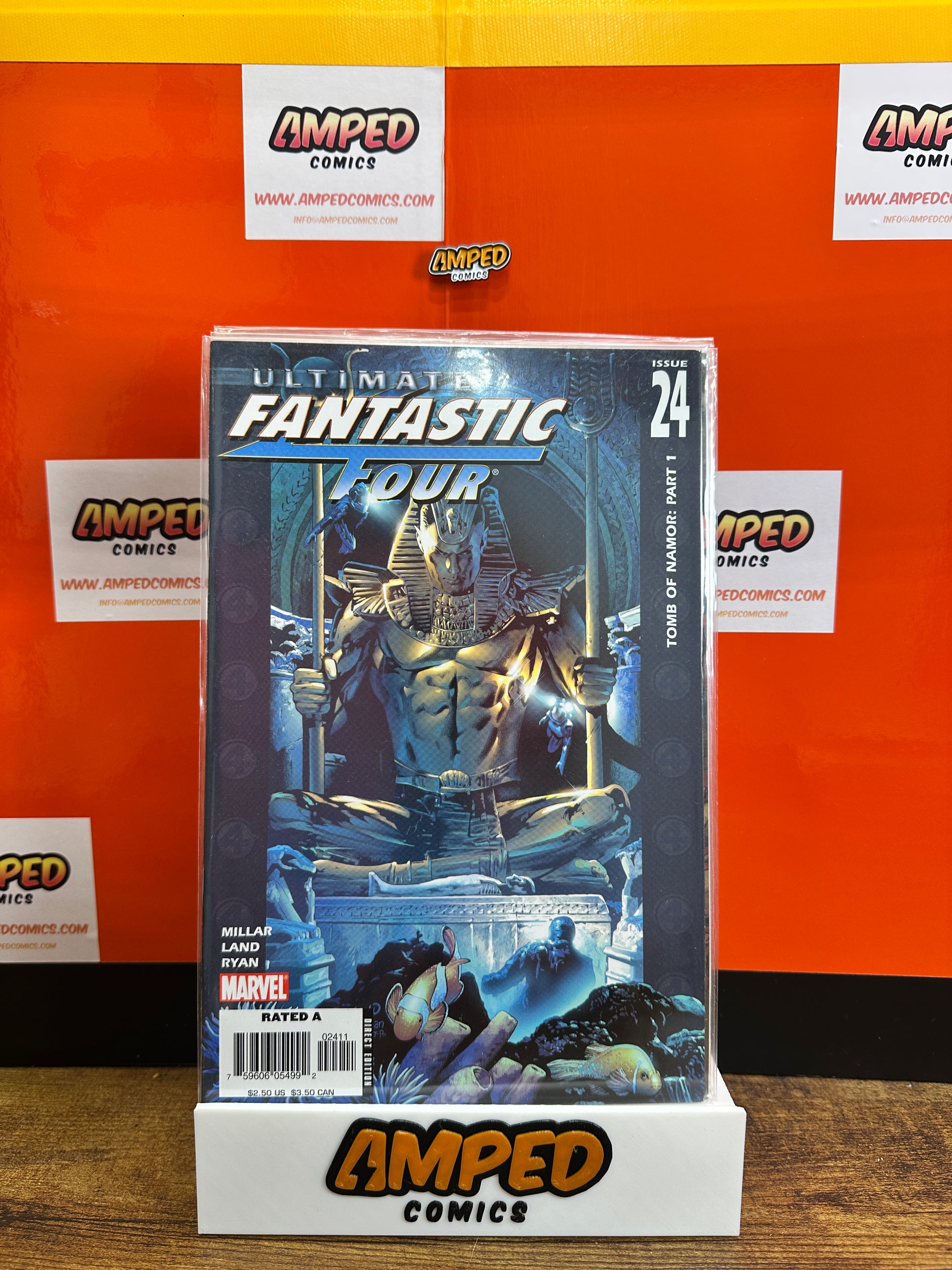 Ultimate Fantastic Four 24 Marvel 2005 Tomb of Namor Part 1