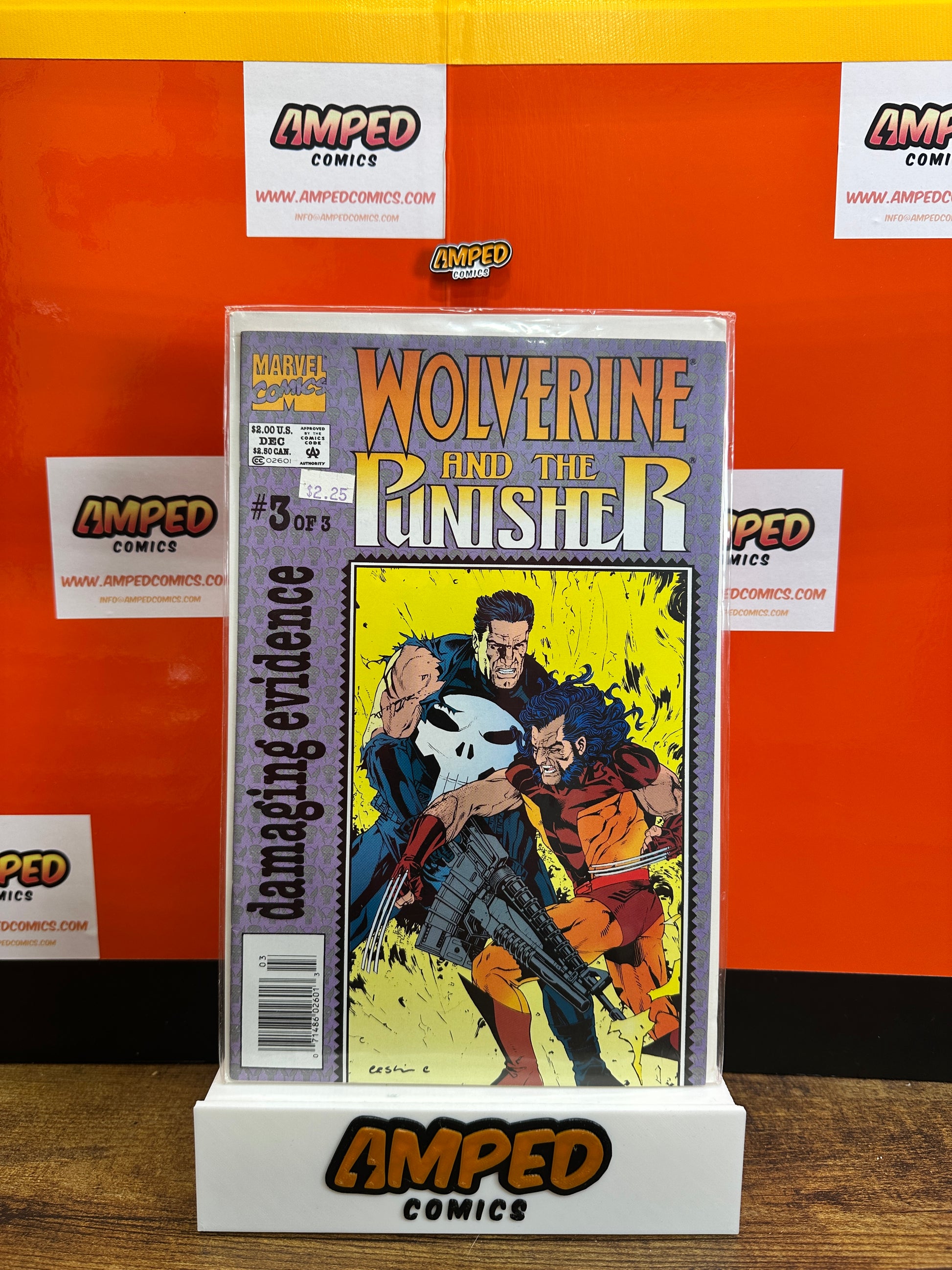 Wolverine and The Punisher 3 (Marvel, 1993) Damaging Evidence