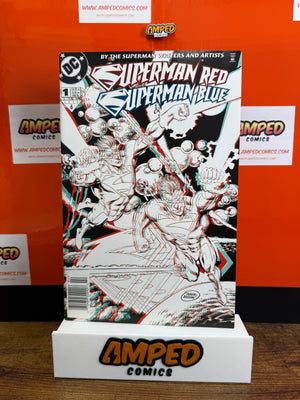 Superman Red Superman Blue 1 DC 3D COVER1998