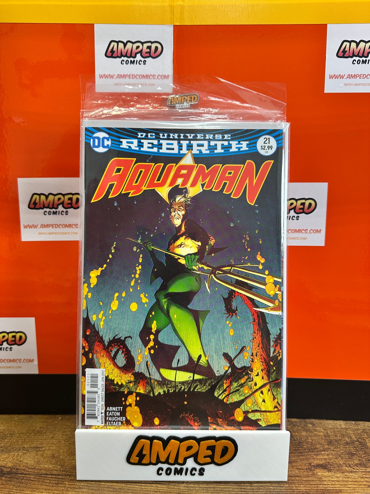 Aquaman 21 DC Universe Rebirth (2017) by Abnett Eaton