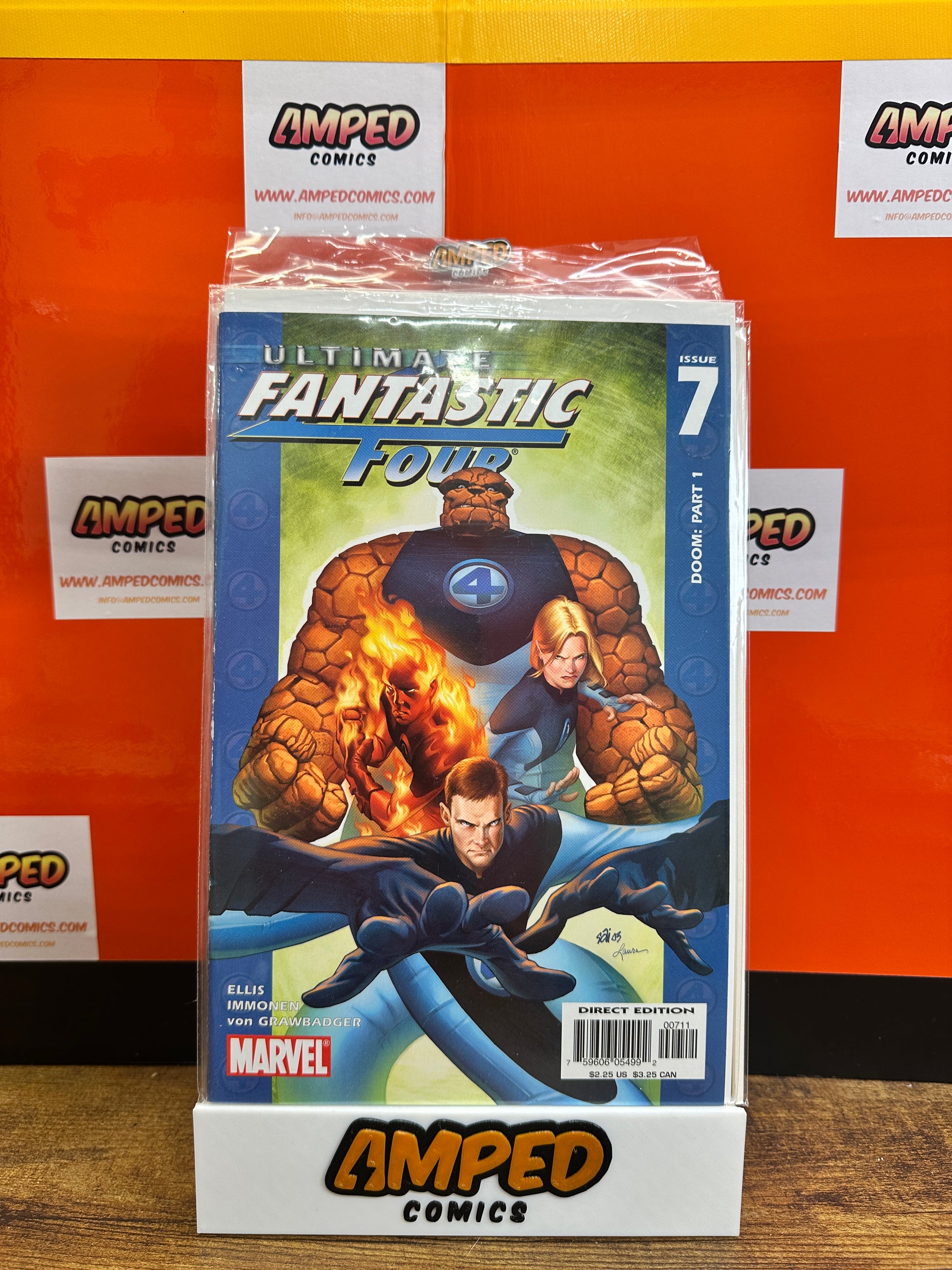 Ultimate Fantastic Four 7 Marvel Comics Doom Part 1