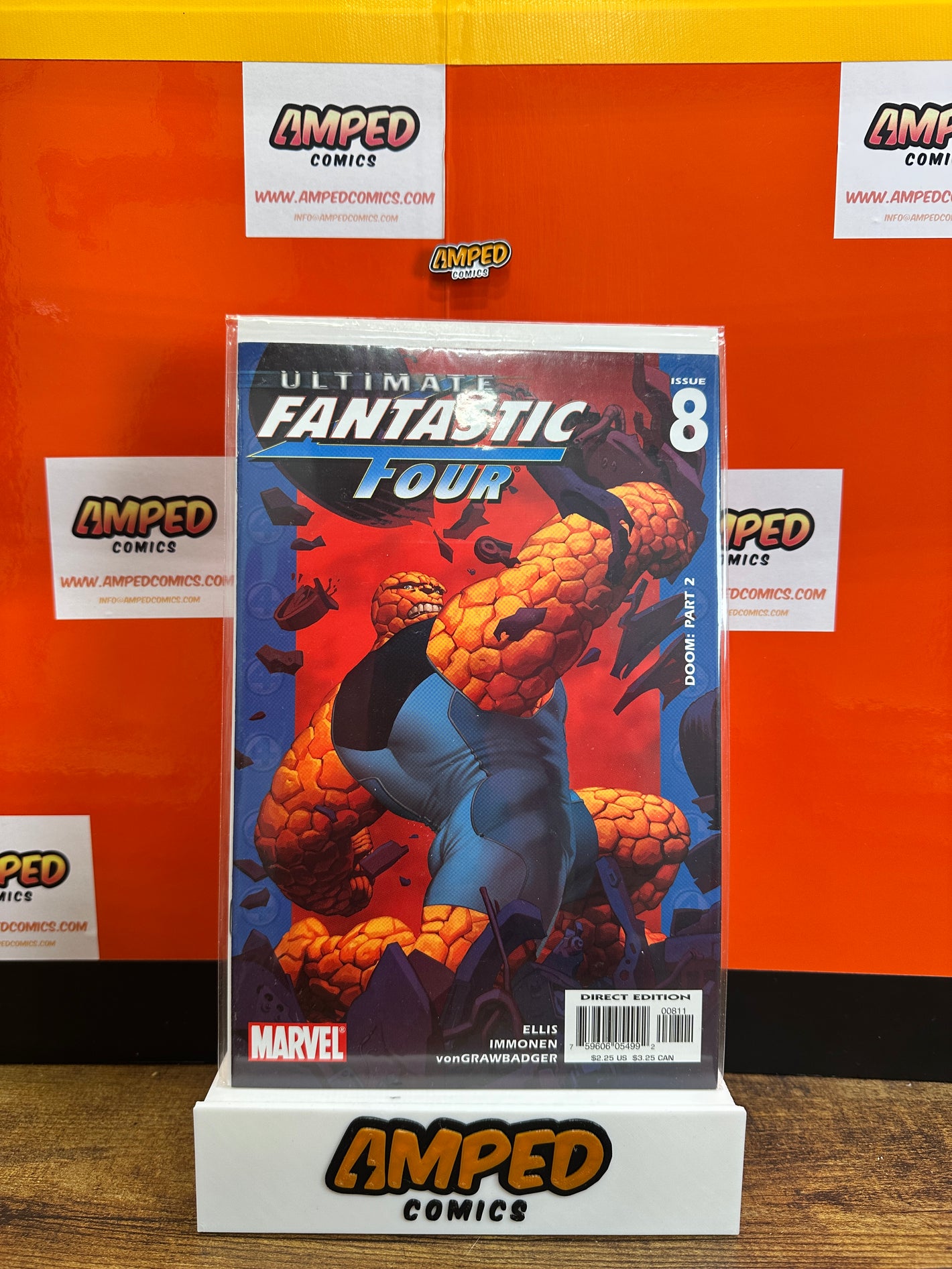 Ultimate Fantastic Four 8 Marvel Comics 2004 Part 2 Doom Storyline