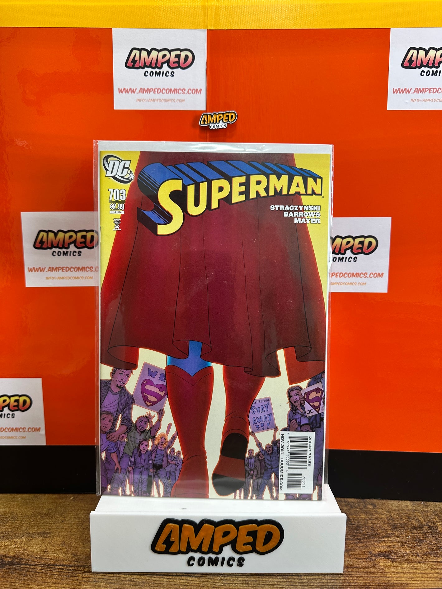 Superman 703 DC Comics Straczynski Barrows Mayer 2010