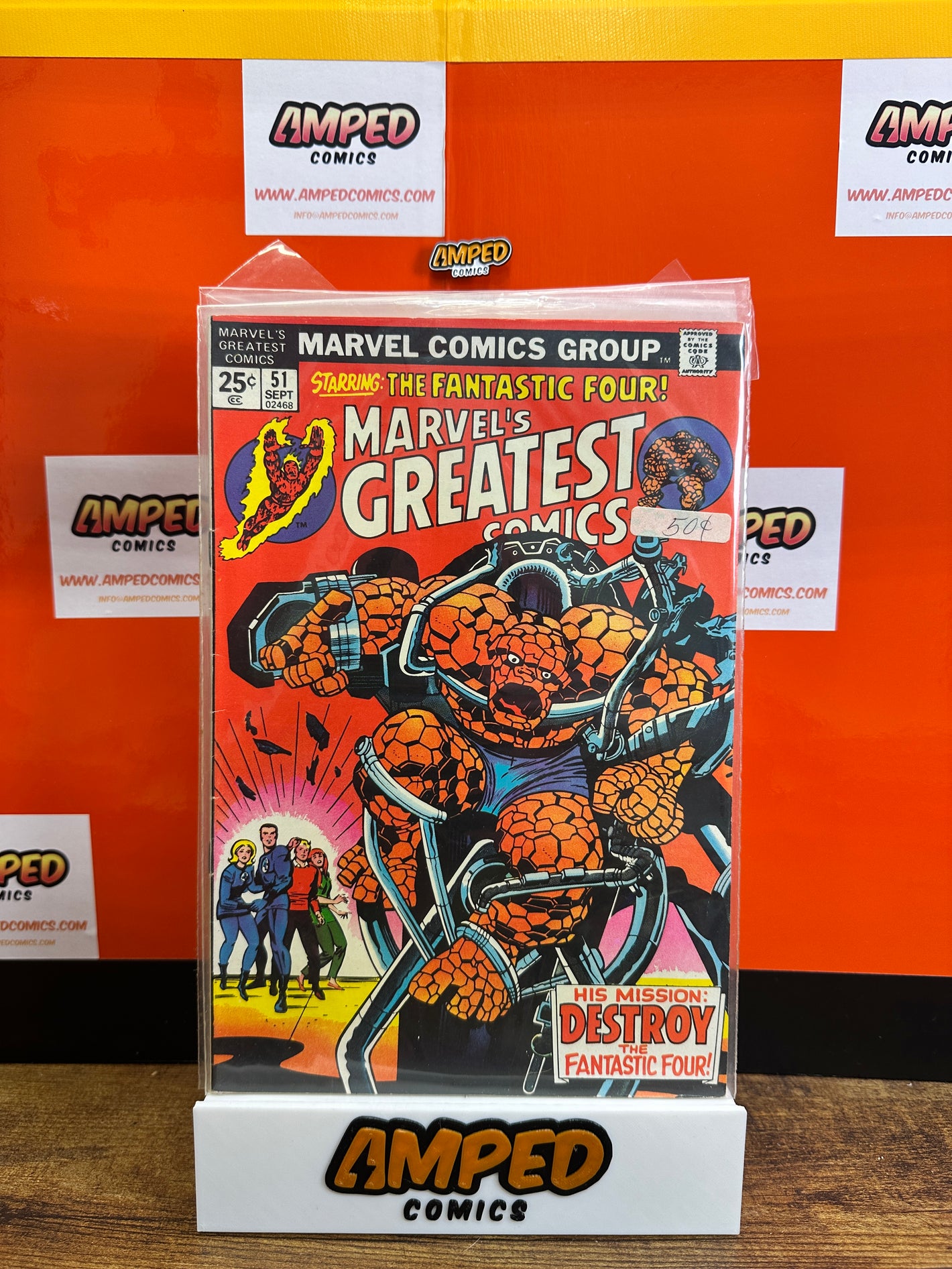 Marvels Greatest Comics 51 Sept 1974 Fantastic Four Marvel