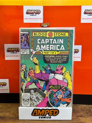 Captain America 357 Marvel 1989 Bloodstone Hunt Part 1 of 6