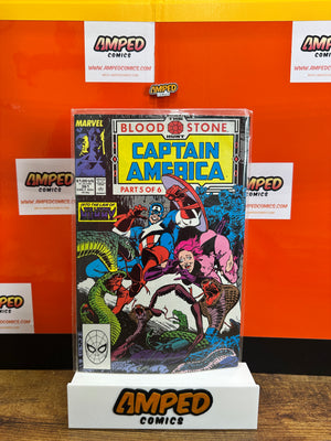 Captain America 362 Marvel 1989 Bloodstone Hunt Part 5
