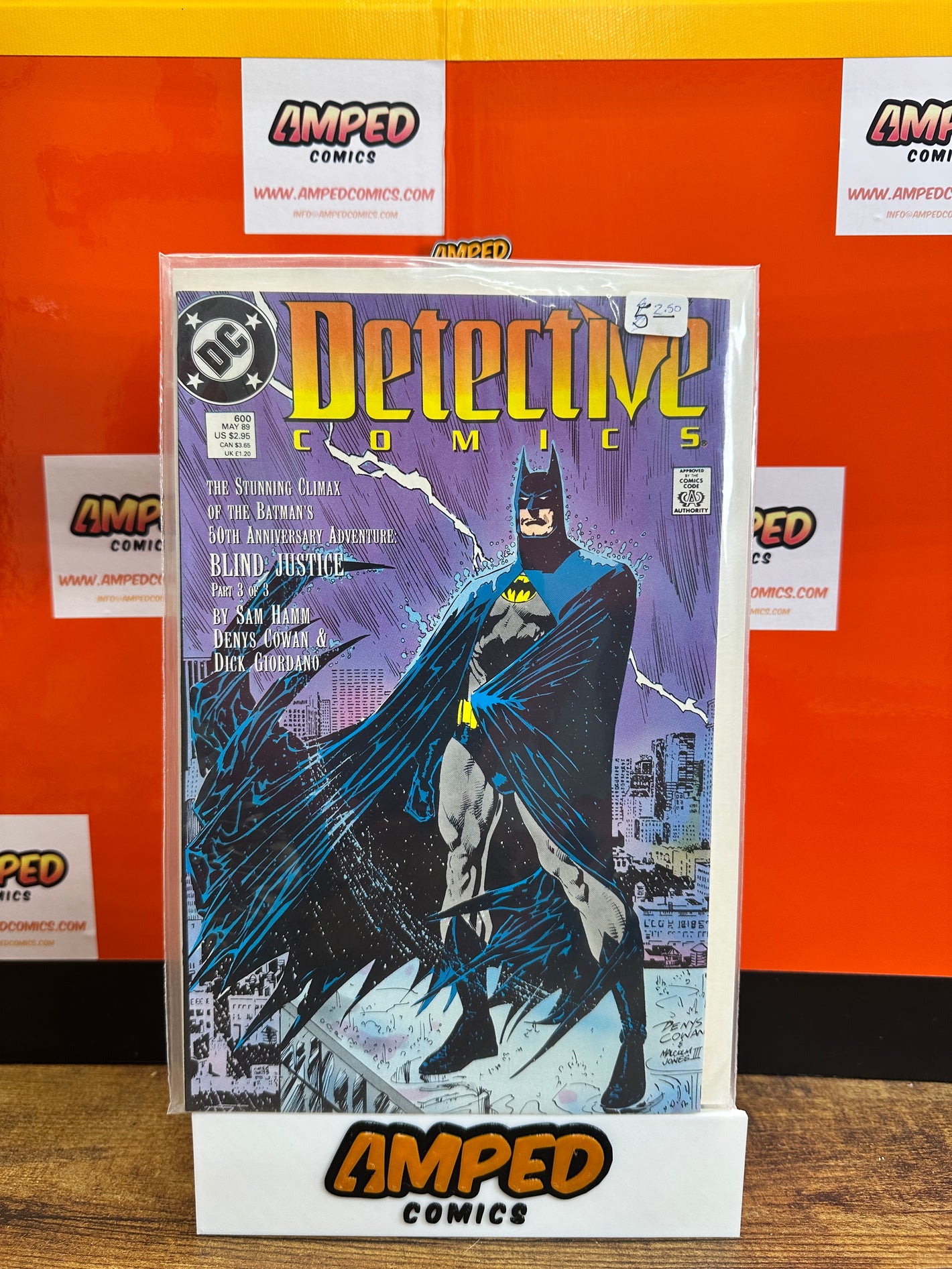 Detective Comics 600 DC Comics 1989 Batman 50th Anniversary