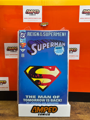 Superman 78 DC Comics 1993 Reign of the Supermen Bonus Poster
