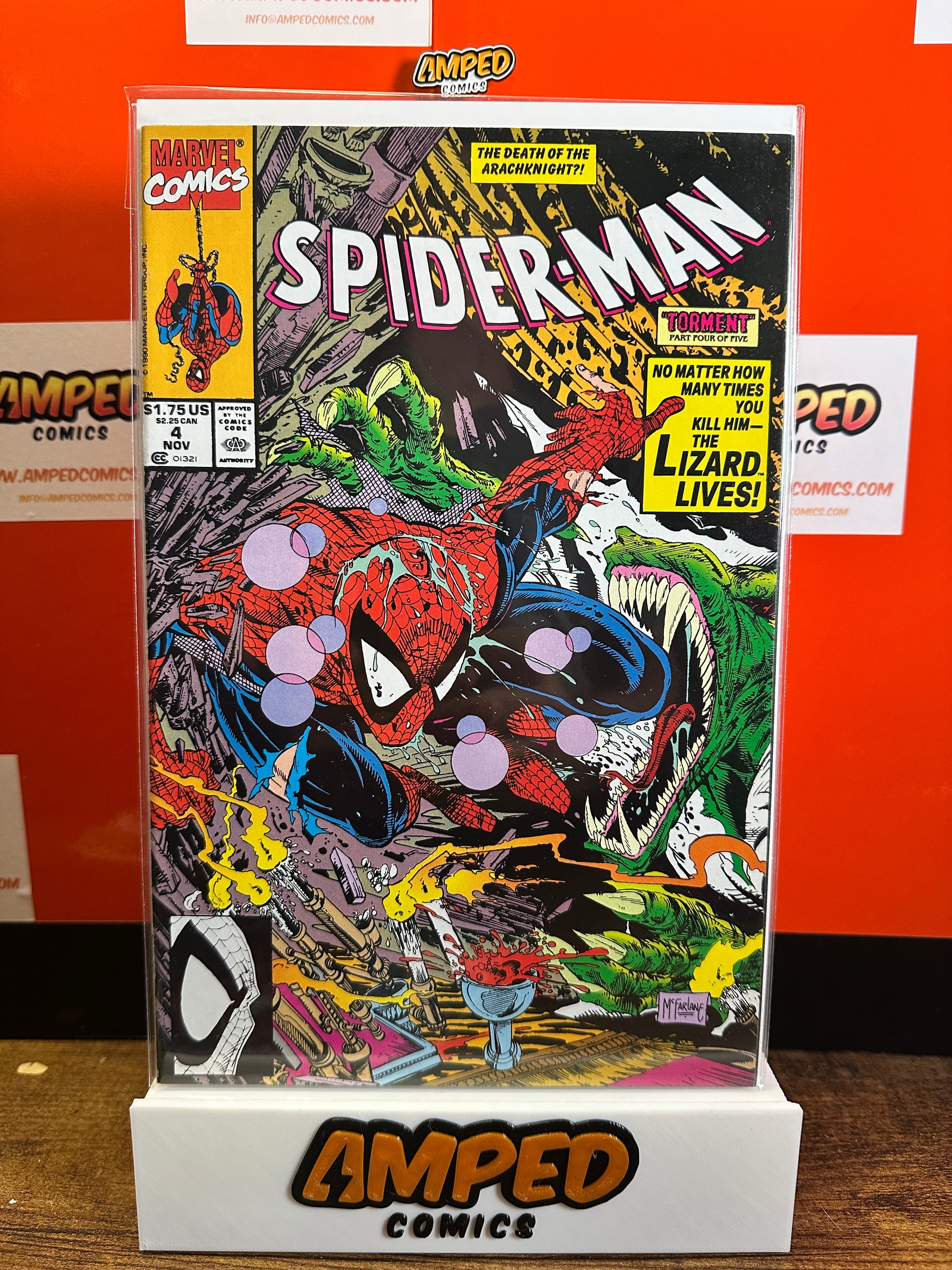 The legendary Todd McFarlane Torment run — Spider-Man #1–5 w/Silver and Gold Var