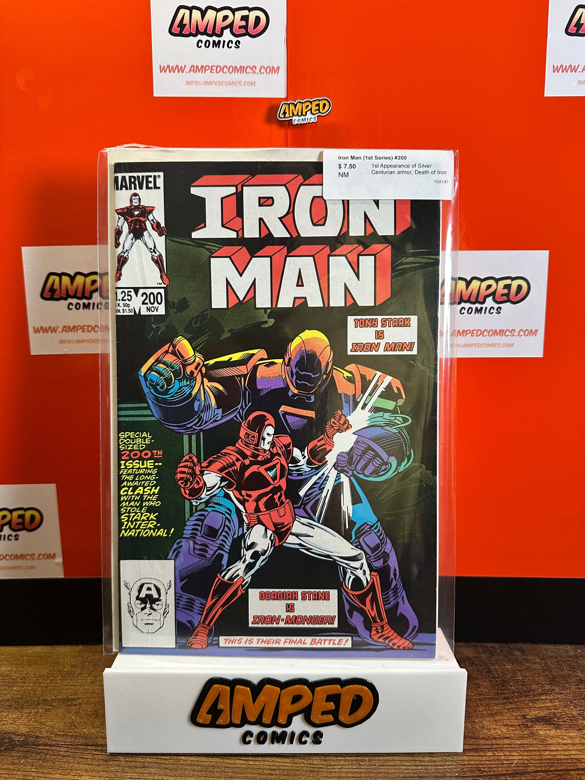 Iron Man 200 Marvel 1985 1st Silver Centurion Armor