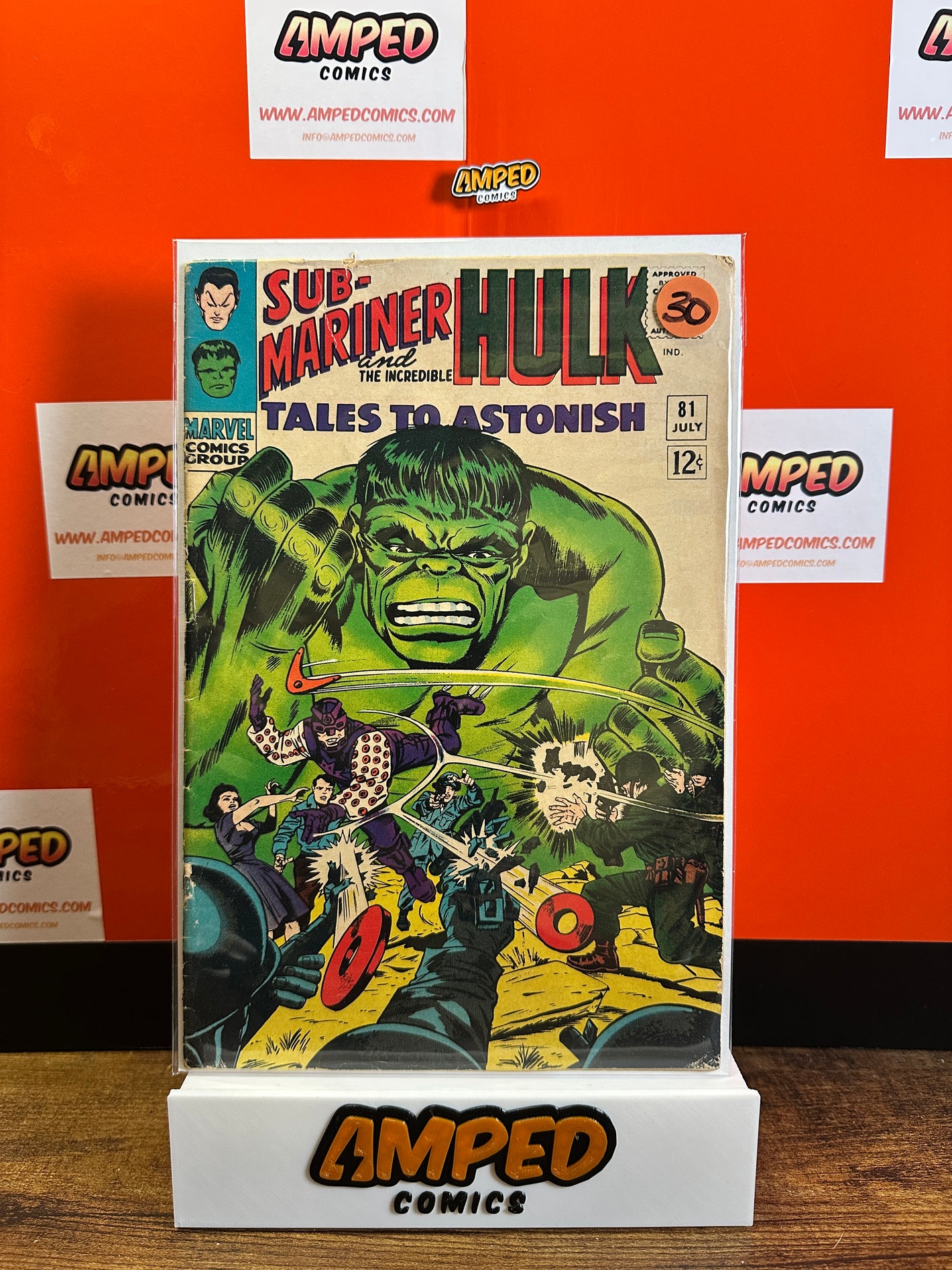 Tales to Astonish 81 Sub-Mariner Hulk Marvel Comics July 1966