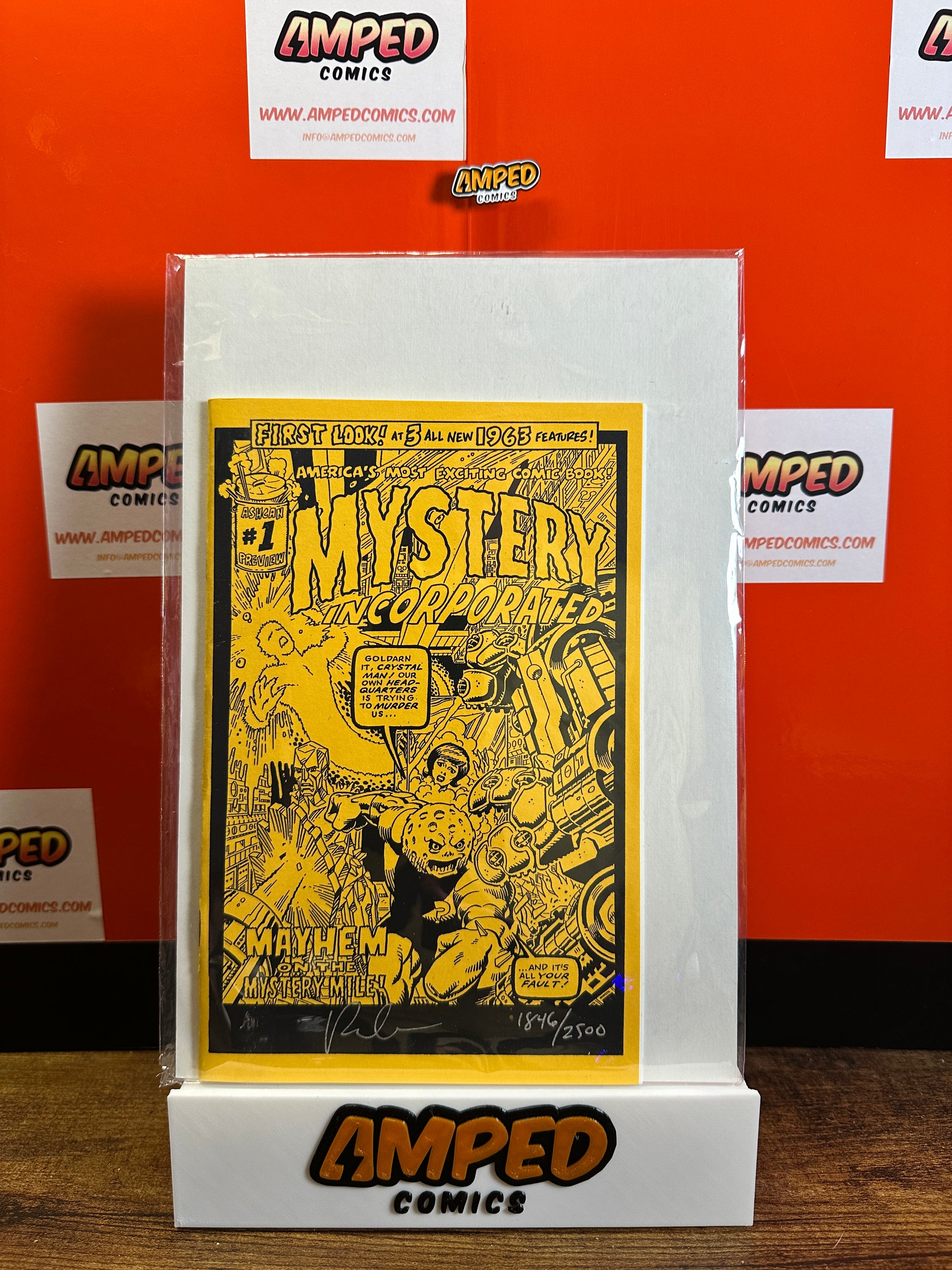 1963 (1993) Ashcan #1 PREVIEW Rick Veitch Signed Limited Edition 1846/2500 W/COA