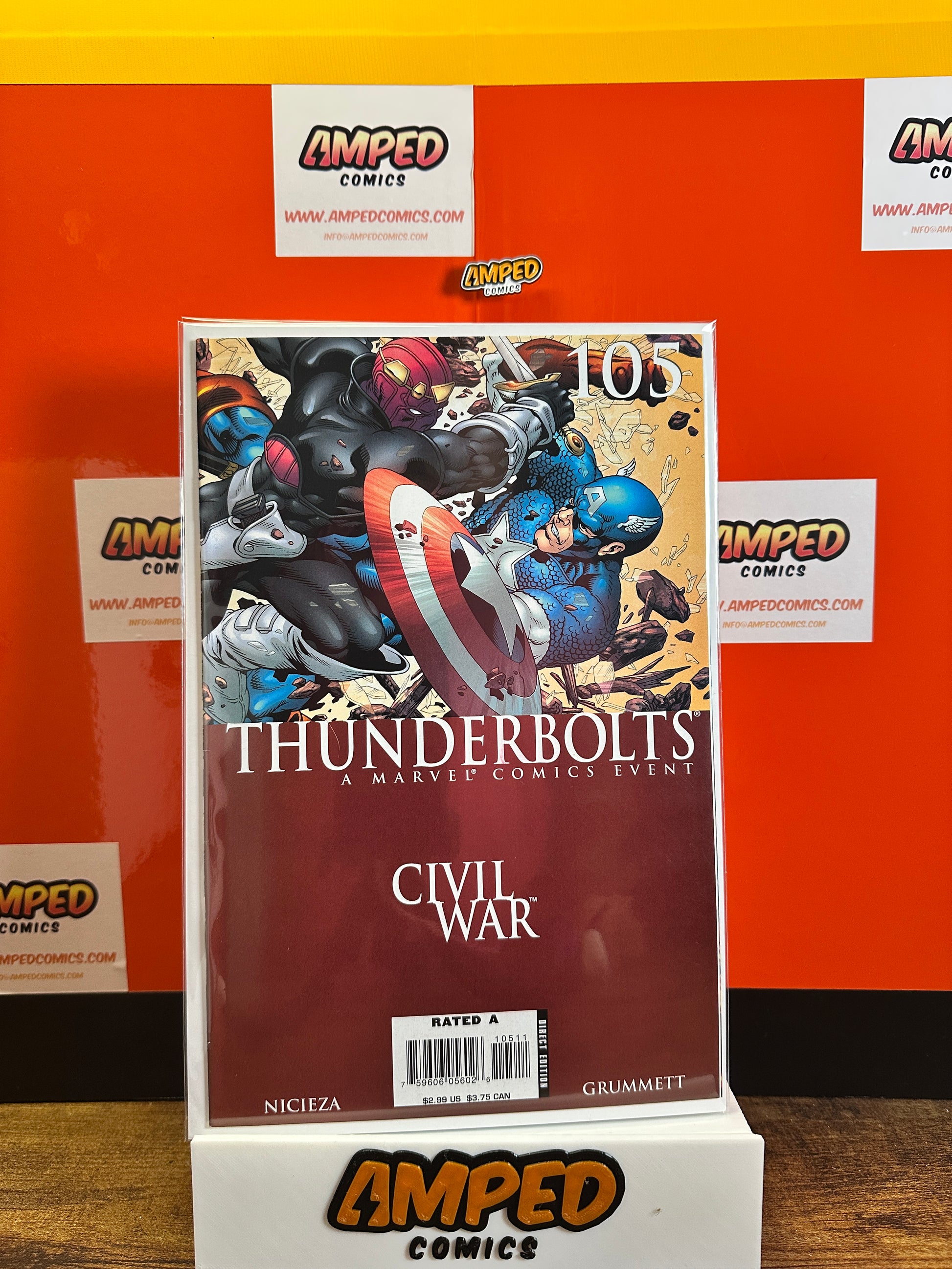 Thunderbolts 105 Marvel Comics Civil War Event