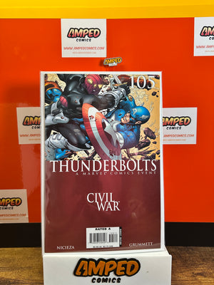Thunderbolts 105 Marvel Civil War Event Nicieza Grummett