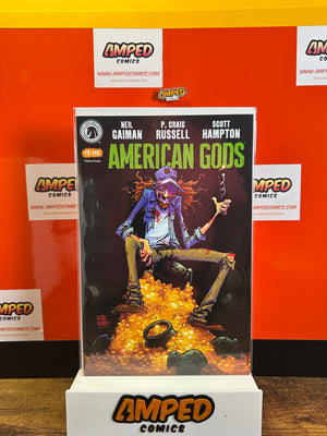 AMERICAN GODS #1 HTF Skottie Young Variant 2017 SDCC Exclusive HTF