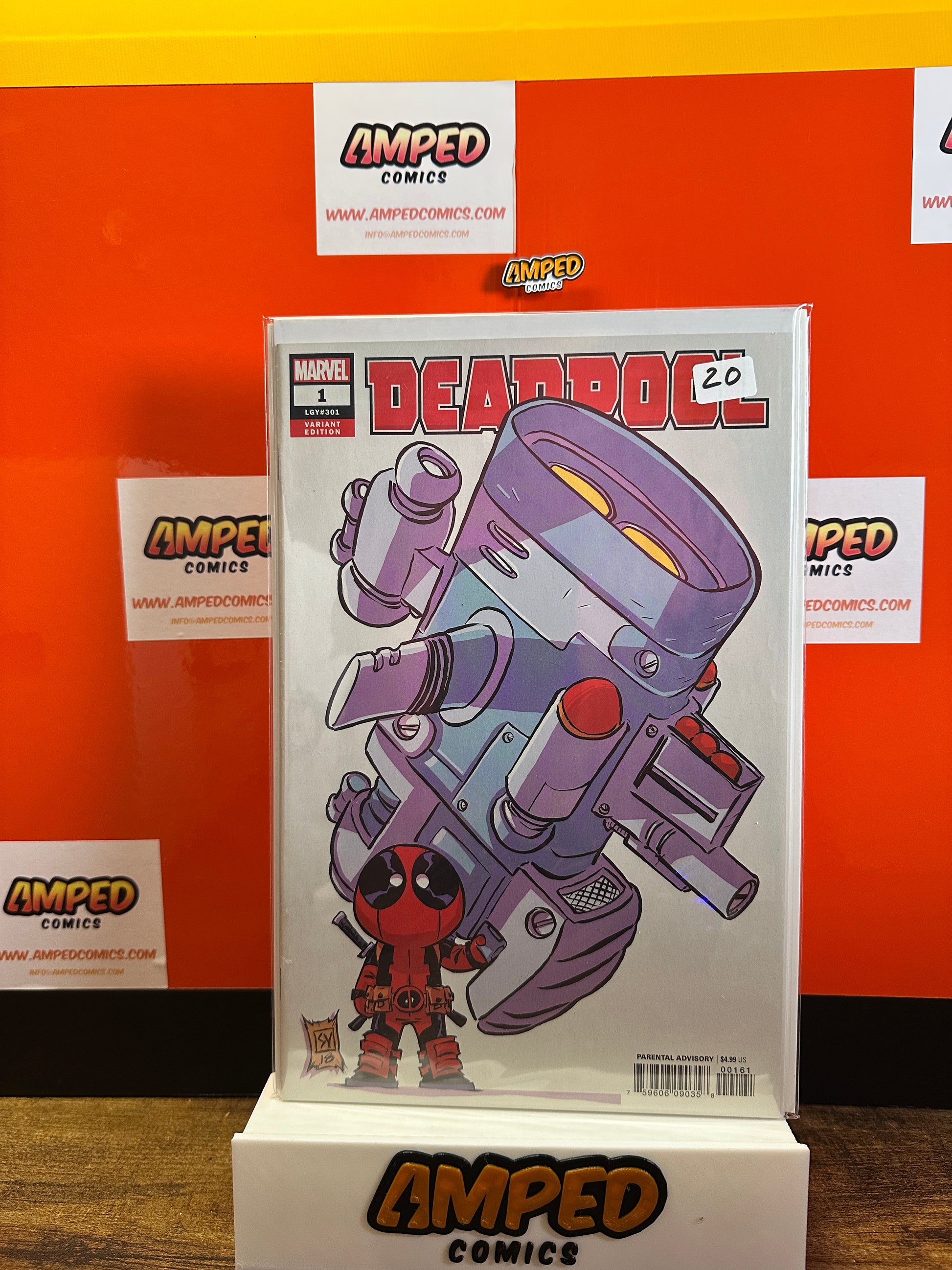 Deadpool 1 YOUNG Variant Edition Marvel Comics 2018