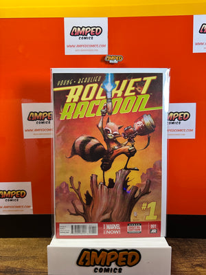 Rocket Raccoon 1 Marvel 2014 Skottie Young Cover