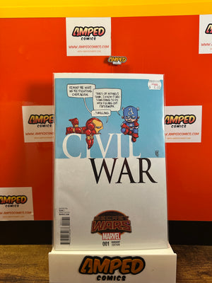 Civil War 1 Secret Wars YOUNG Variant Edition Marvel Comics