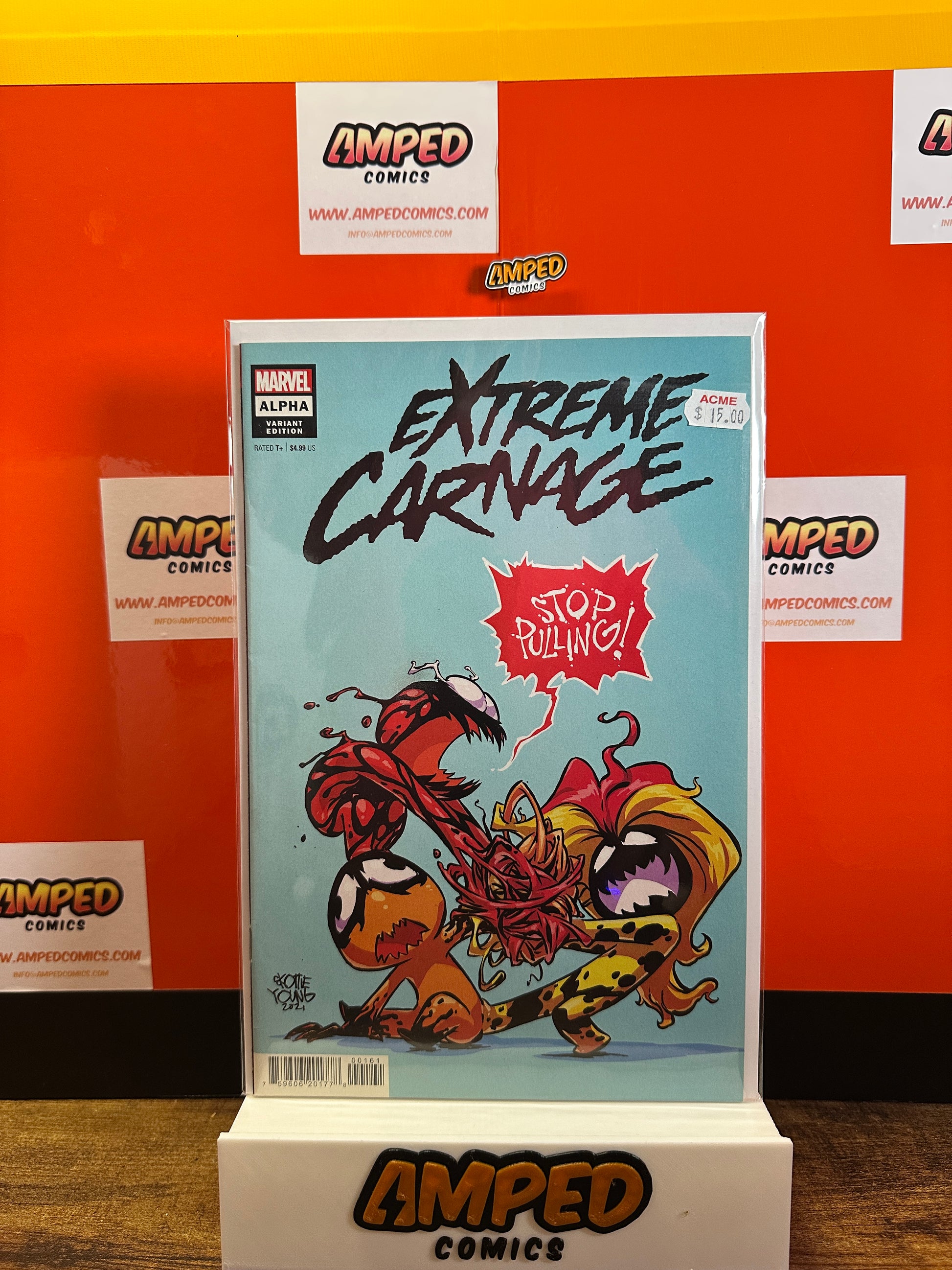 Extreme Carnage Alpha YOUNG Variant Edition Marvel Comics
