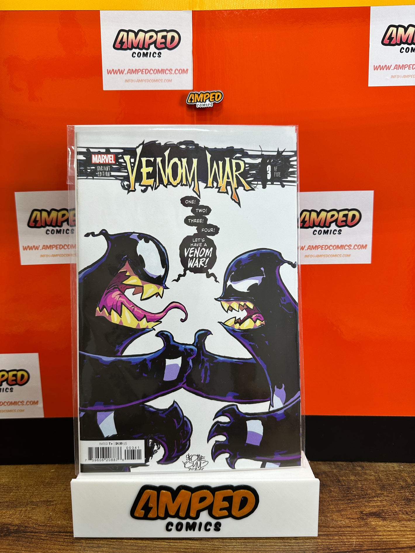 Venom War 3 Young Variant Edition Marvel Comics 2023