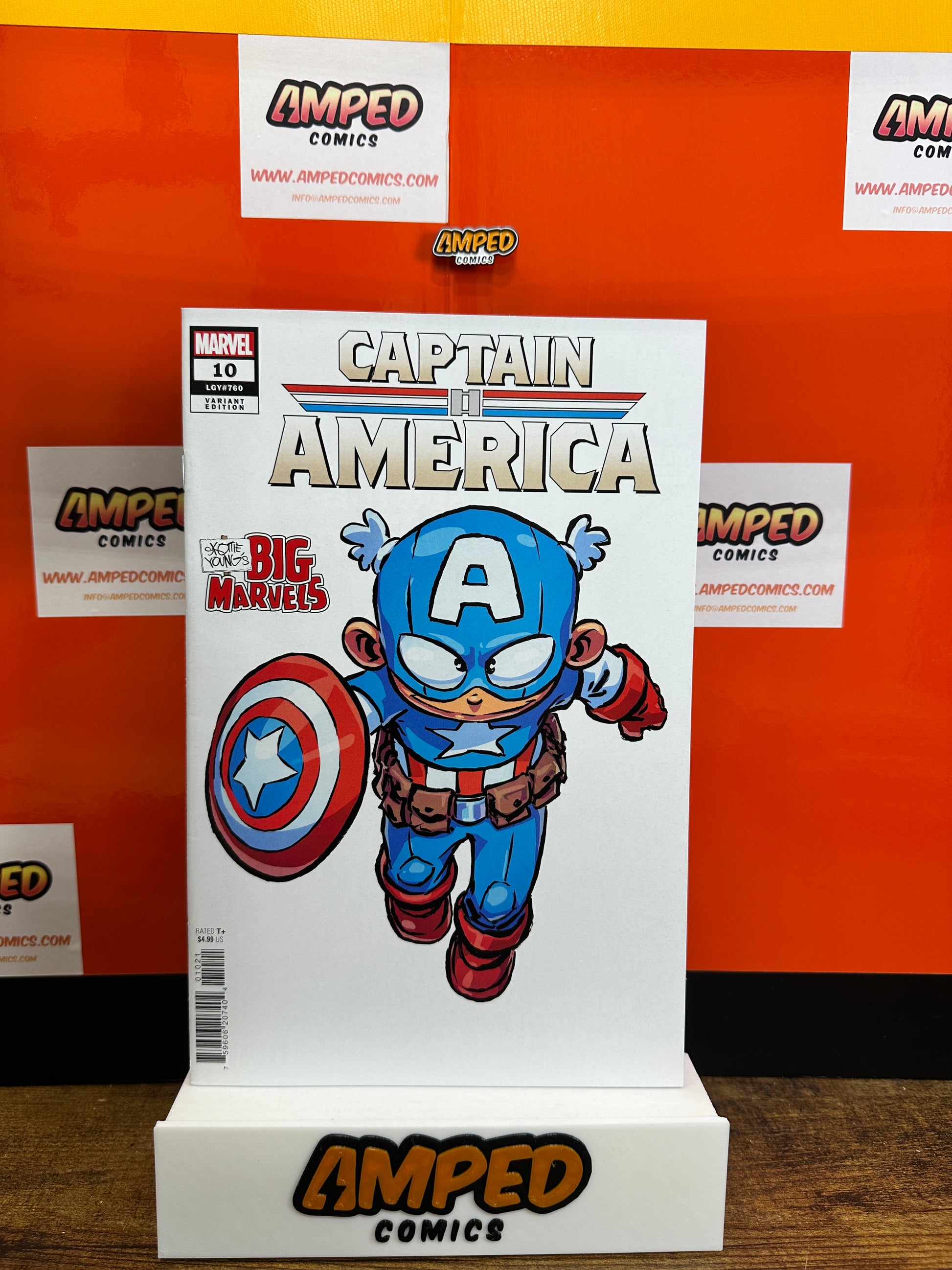 Captain America 10 YOUNG Variant Edition Marvel Comics