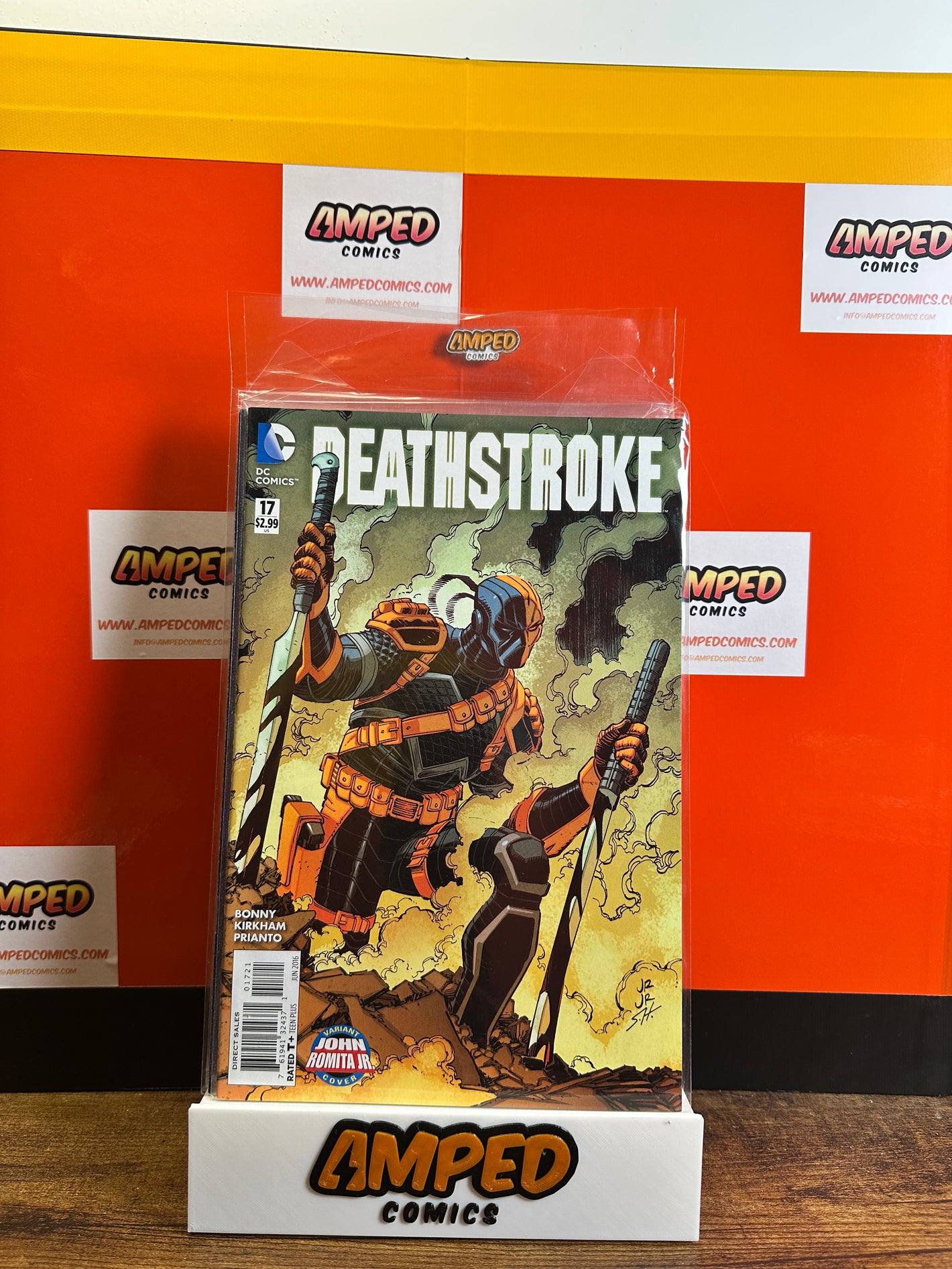 Deathstroke 17 (2016) DC Comics John Romita Jr. Cover