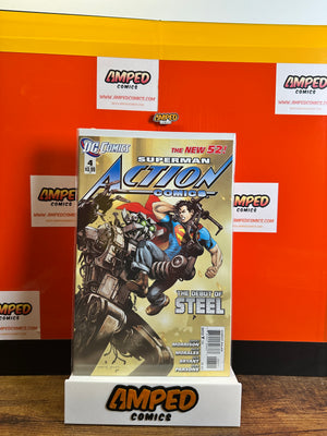 Action Comics 4 (2012) DC The New 52 - Debut of Steel