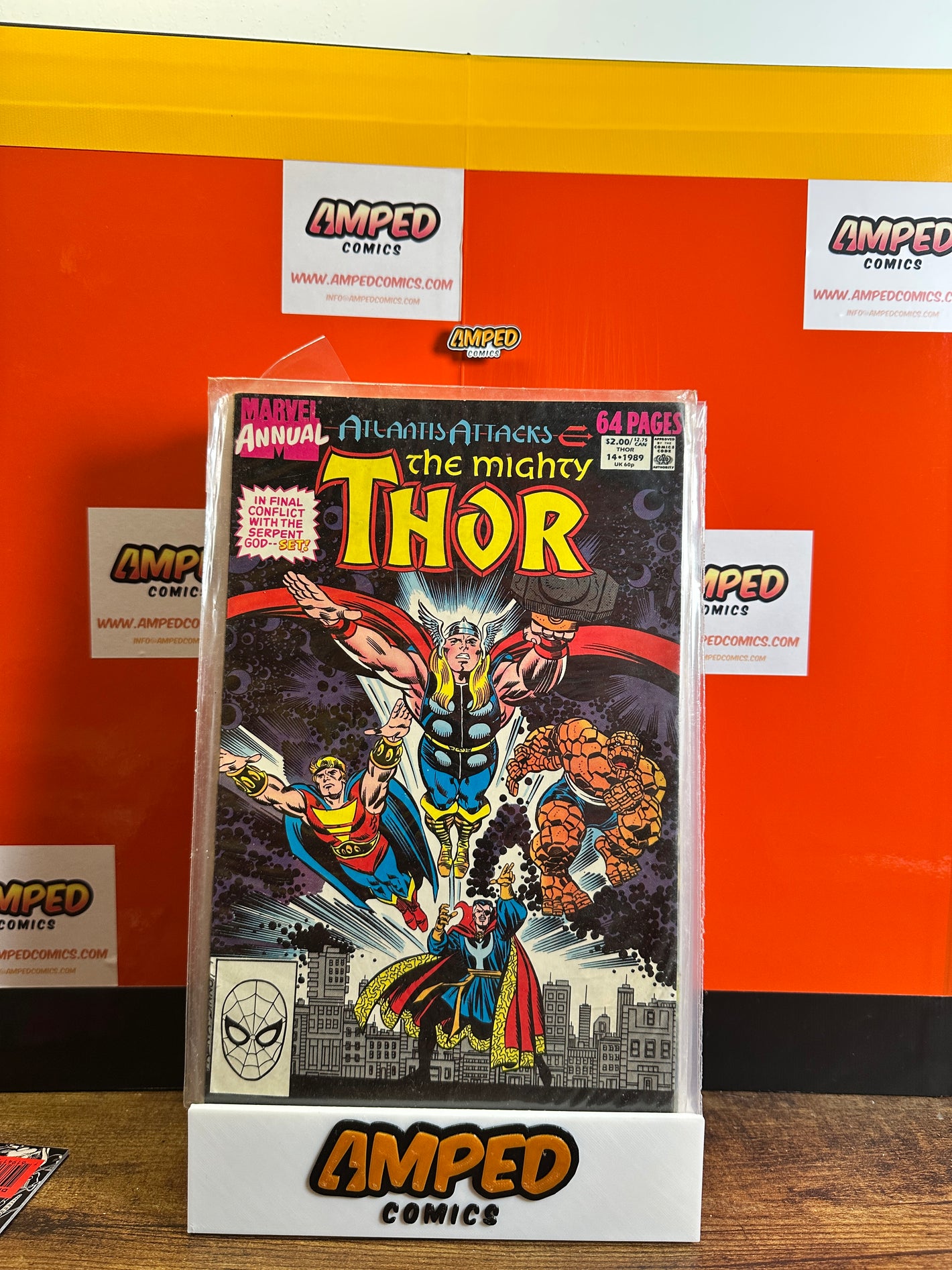 Thor Annual 14 Marvel 1989 Atlantis Attacks 64 Pages