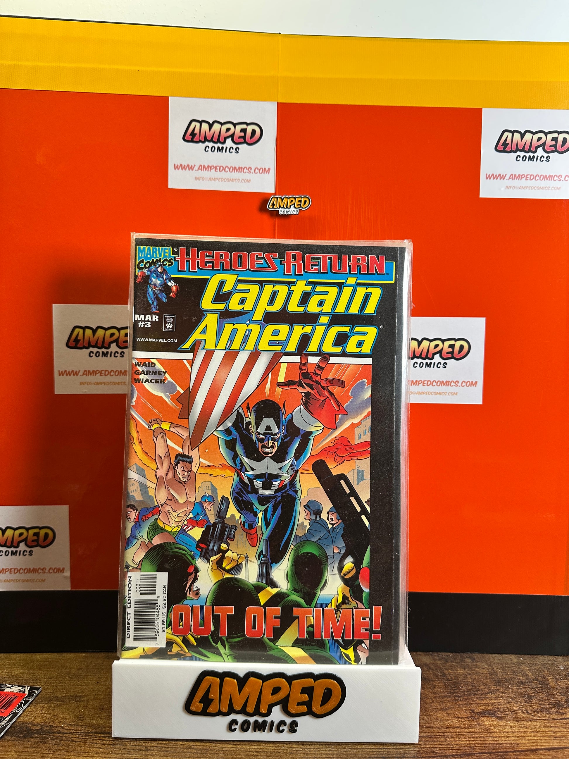 Captain America 3 Heroes Return Marvel Comics March 1998
