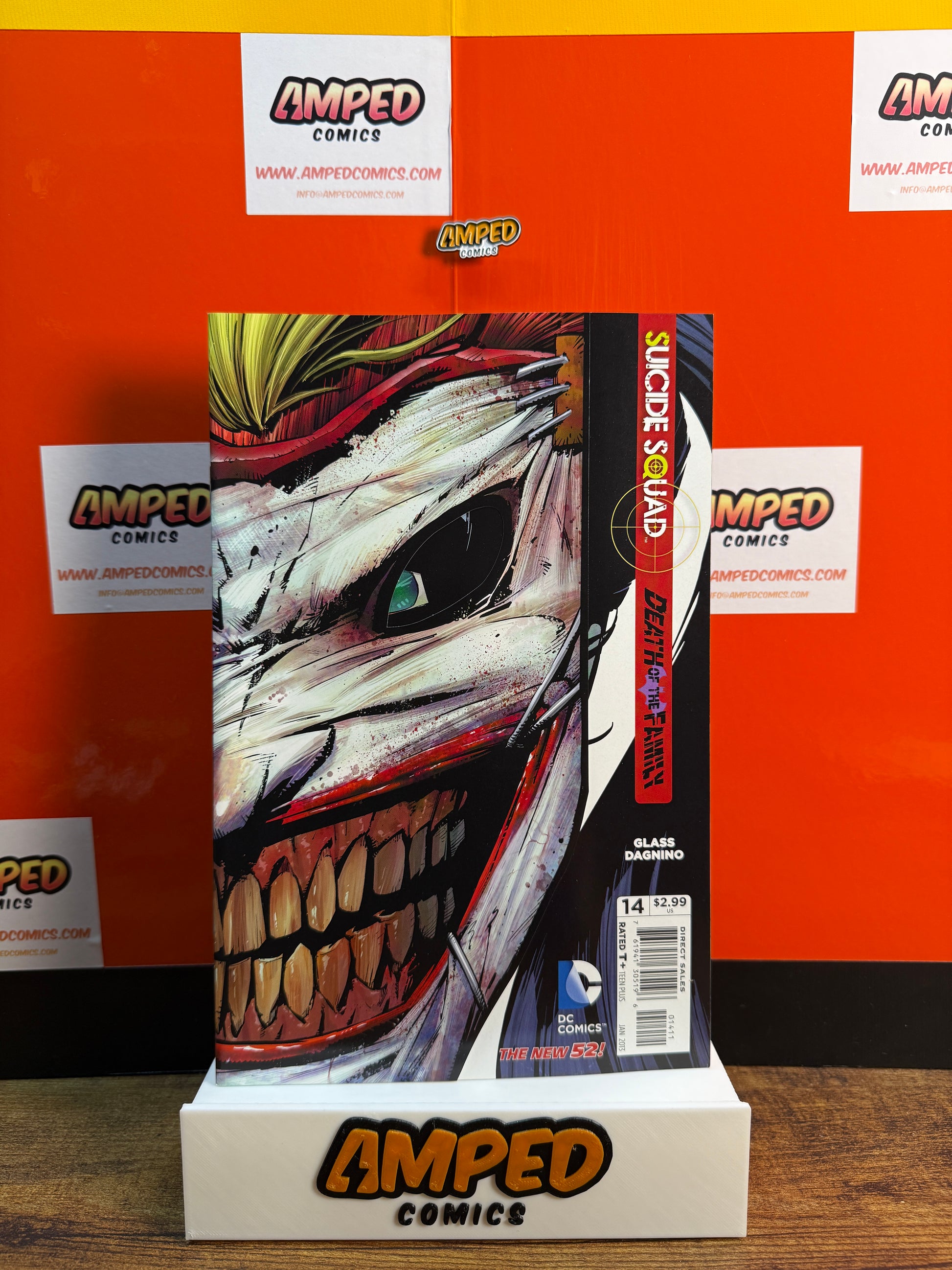 Suicide Squad 14 DC Comics The New 52 Joker Die-Cut Cover