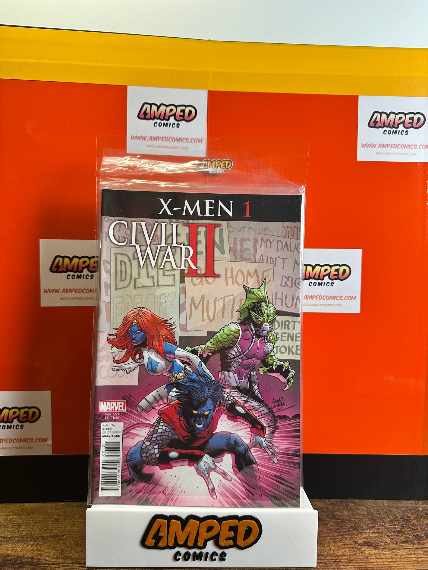 X-Men 1 Civil War II Marvel Comics Variant Cover