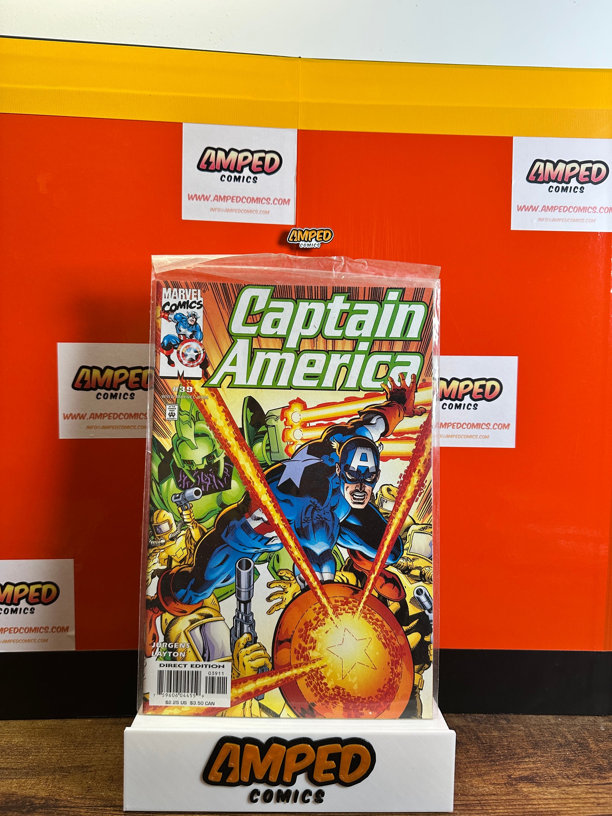 Captain America 39 Marvel Comics Direct Edition