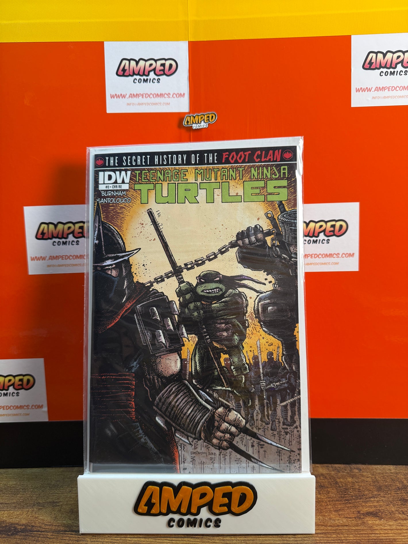 TMNT Secret History of the Foot Clan 3 VARIANT IDW 2012