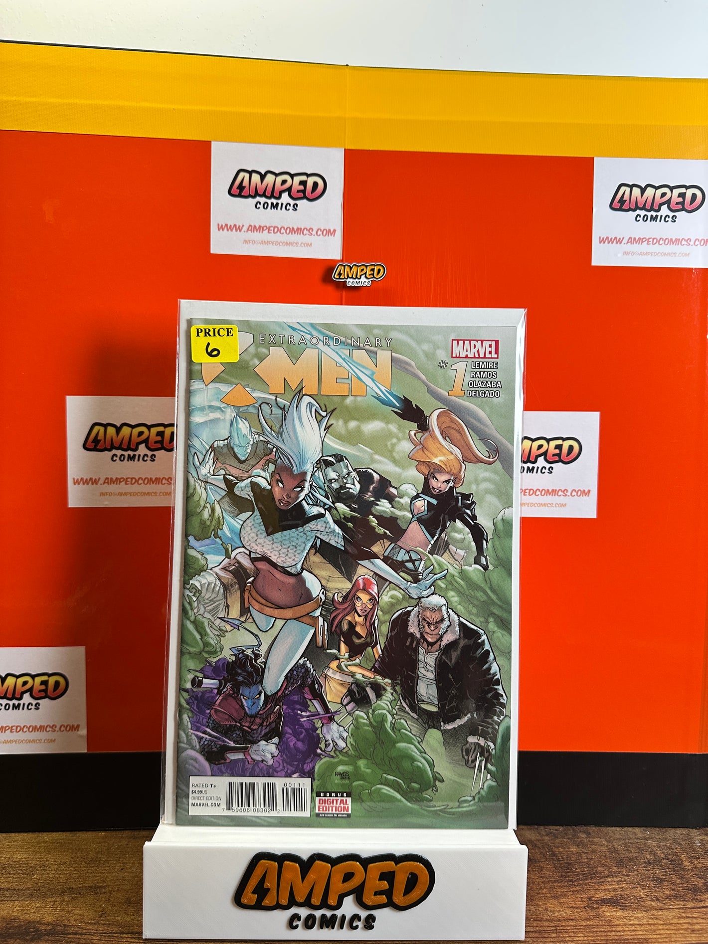 Extraordinary X-Men 1 Marvel Comics 2015 Jeff Lemire Ramos Delgado