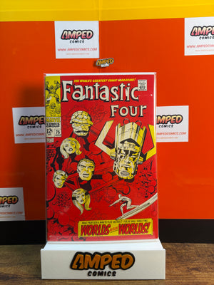 Fantastic Four 75 Marvel Comics June 1968 Galactus Cover FRONT CVR DAMAGE