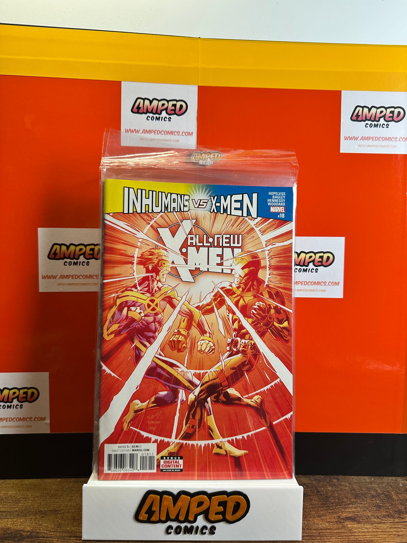 Inhumans vs X-Men 18 Marvel Comics Hopeless Henrichon 2017