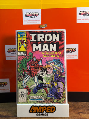 Iron Man 214 Marvel Comics Jan 1987 Spider-Woman Appearance